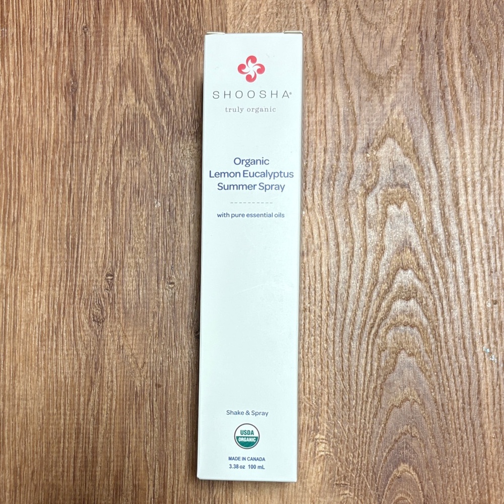 Shoosha Organic Lemon Eucalyptus Summer Spray NWT